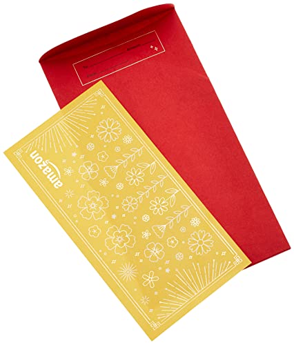 Amazon.com Gift Card for any amount in a Floral Paper Certificate