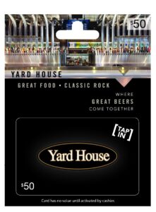 yard house $50 gift card