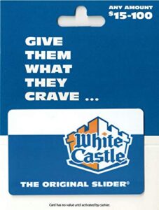 white castle gift card