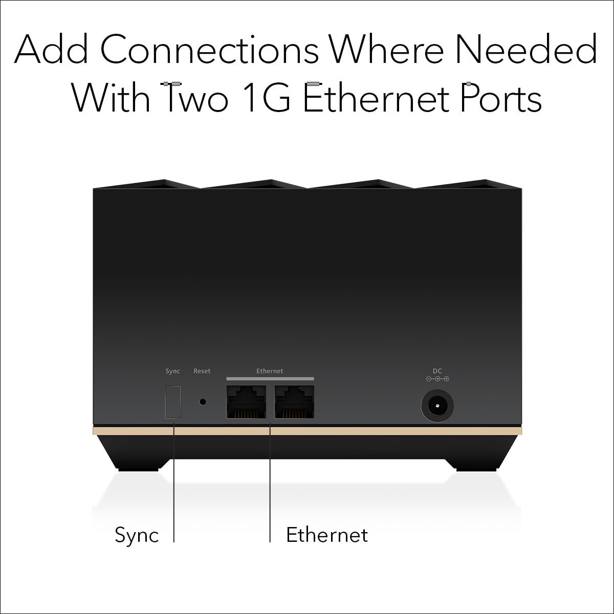 NETGEAR Nighthawk Tri-band Whole Home Mesh WiFi 6E Add-on Satellite (MS90) – Works with Your Nighthawk MK93S System - Adds Up to 2,500 sq. ft. Coverage - AXE5700 (Up to 5.7Gbps)