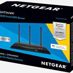 NETGEAR Nighthawk AC2600 Smart WiFi Router (R7450)