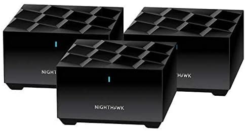 Netgear Nighthawk Mesh WiFi 6 System (MK6W) Up to 4,500 sq. ft. Dual-Band Easy Mesh Compatible Internet Speeds Over 100Mbps