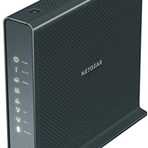 NETGEAR Nighthawk AC1900 (24x8) DOCSIS 3.0 WiFi Cable Modem Router Combo For XFINITY Internet & Voice (C7100V) Ideal for Xfinity Internet and Voice services (Renewed)