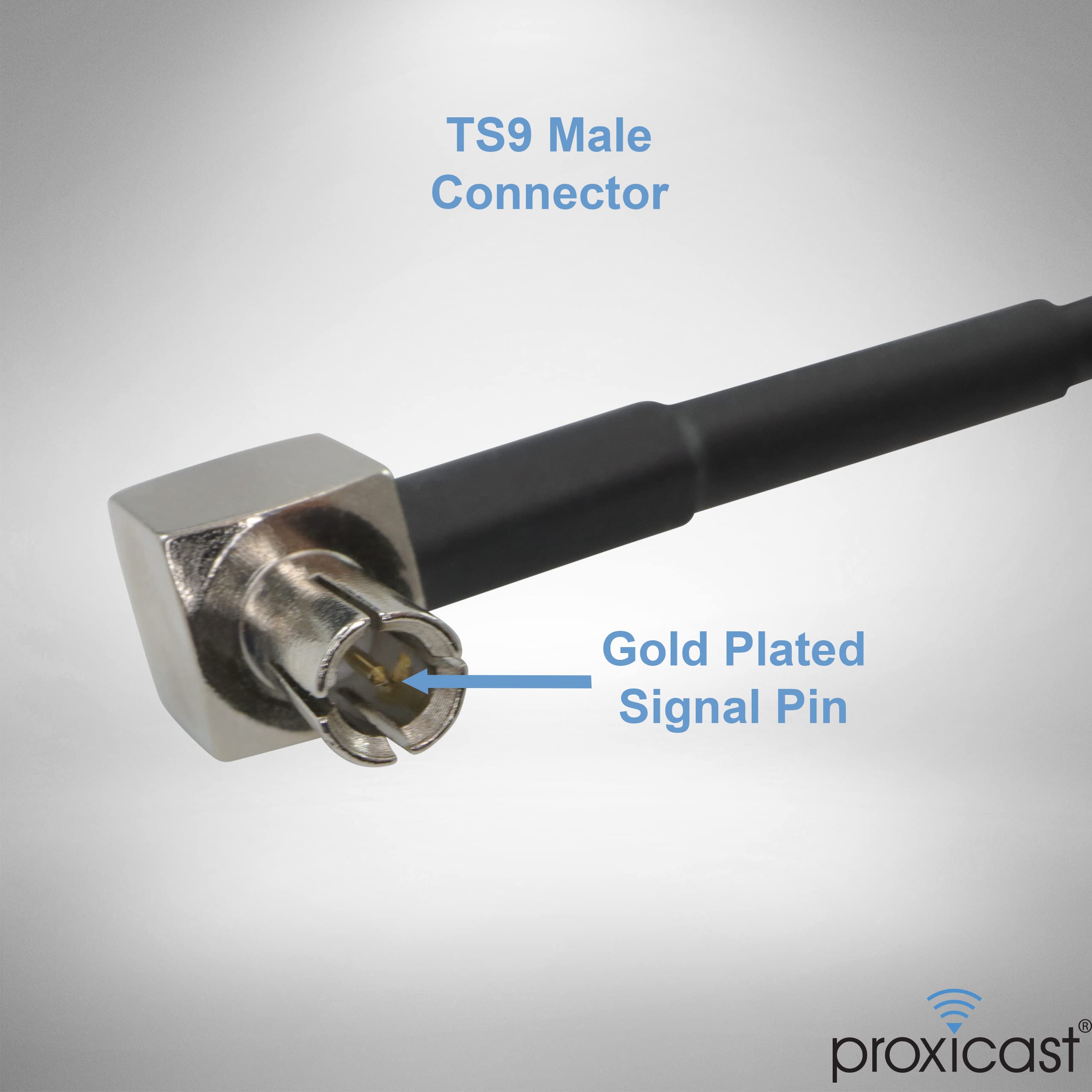 Proxicast 5-8 dBi 4G/5G External Magnetic High Gain Cell Antenna Compatible with AT&T Nighthawk M6 / MR6110 & MR6500, M5 / MR5200, M1 / MR1100, Verizon 8800L & Any Hotspot with TS9 connectors