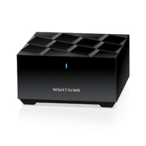 NETGEAR Nighthawk Mesh WiFi 6 Add-on Satellite - Works with Your Nighthawk Mesh WiFi System, add up to 1,500 sq ft, Speeds up to 1.8 GBPS (MS60-100EUS)