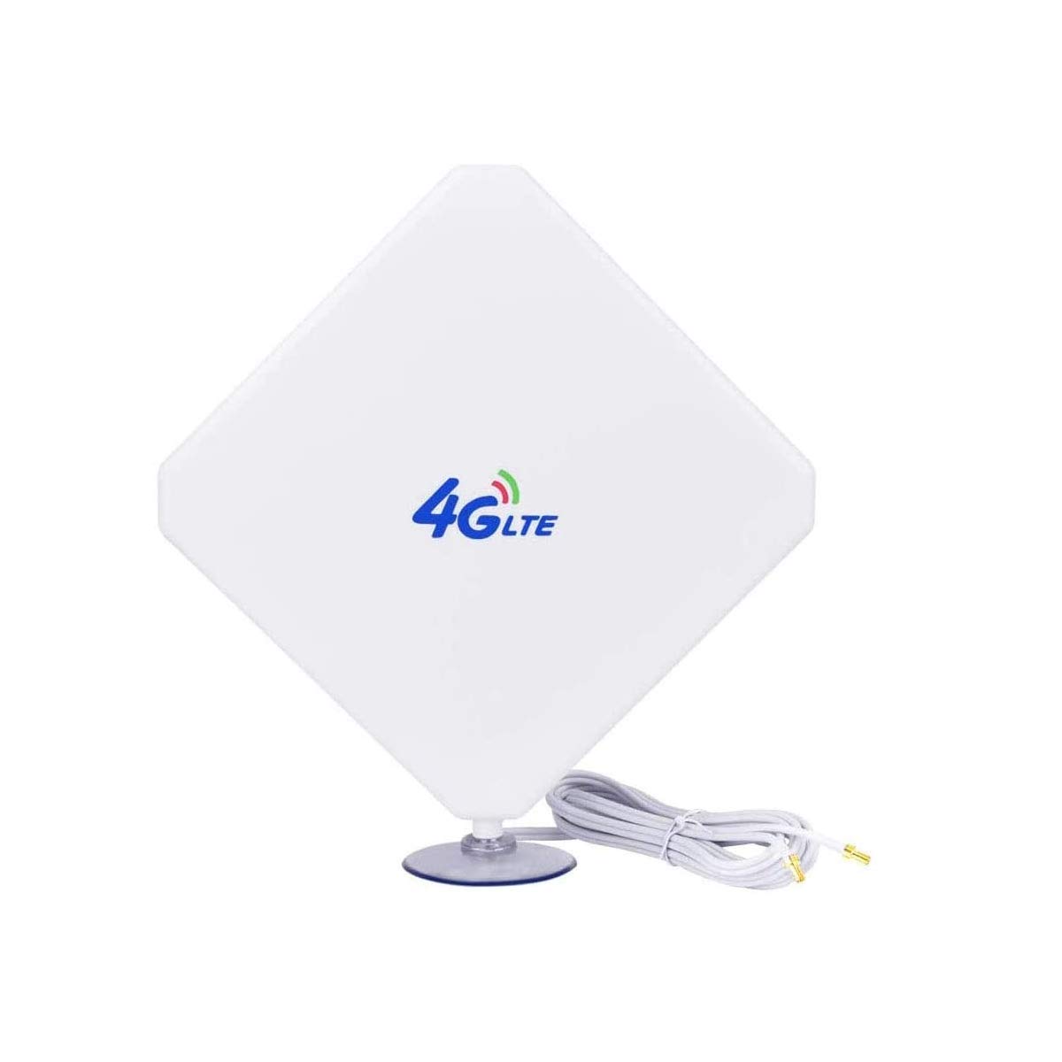 4G Antenna TS9 LTE Antenna High Gain Long Range Network Antenna with Suction Cup and 10ft Extension Cable for 4G WiFi Router Mobile Hotspot Outdoor Signal Booster TS9 Male Connector