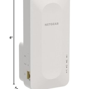 NETGEAR WiFi 6 Mesh Range Extender (EAX15) - Add up to 1,500 sq. ft. and 20+ Devices with AX1800 Dual-Band Wireless Signal Booster & Repeater (up to 1.8Gbps Speed), WPA3 Security, Smart Roaming