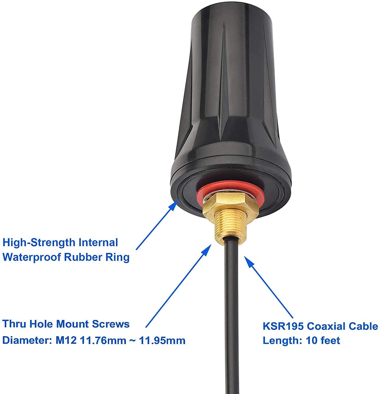 Bingfu Cellular 4g LTE SMA Antenna - with TS9 Splitter Cable - Compatible with Verizon AT&T T-Mobile Sprint 4G LTE Mobile Hotspot MiFi Router Cellular Mobile Broadband Modem USB Modem Dongle Adapter