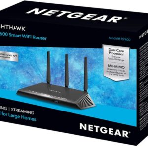 NETGEAR - Nighthawk AC2600 Dual-Band Wi-Fi Router - Black (Renewed)