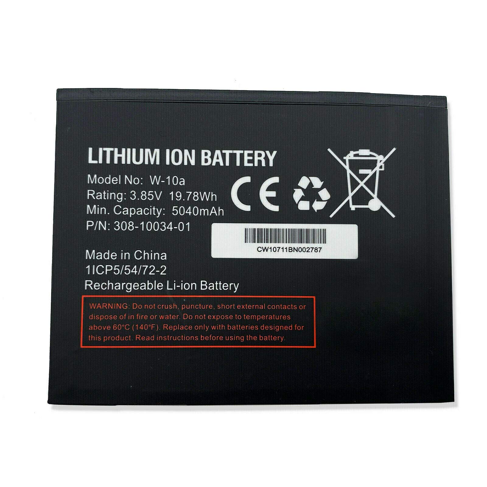 New OEM W-10a Li-Ion Rechargeable Battery 5040mAh, Compatible with Netgear Nighthawk Router Modem M1 MR1100