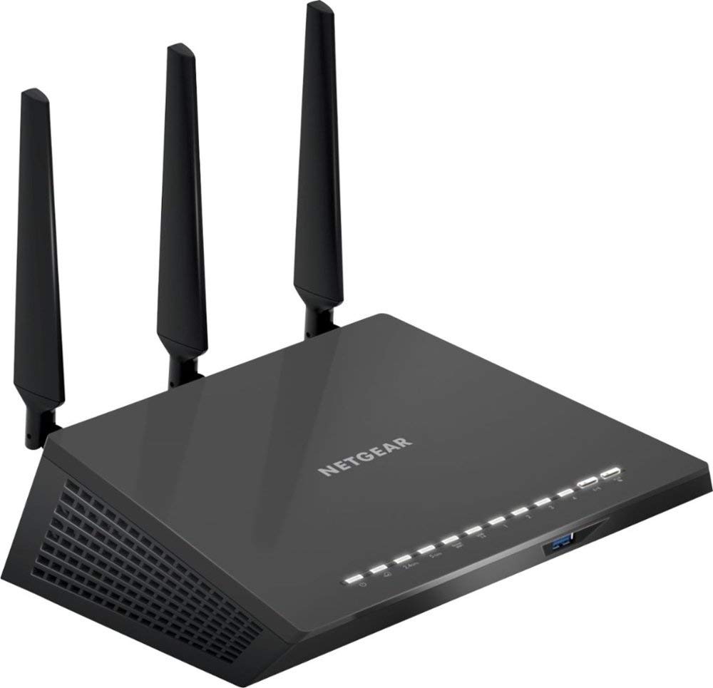 NETGEAR - Nighthawk AC2600 Dual-Band Wi-Fi Router - Black