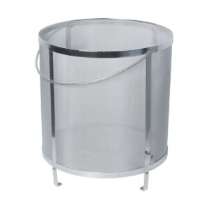 gekufa wine hop filter 300 micron mesh 304 stainless steel strainer for homebrew wine beer tea kettle brew filter(11.8×12.2 inch)