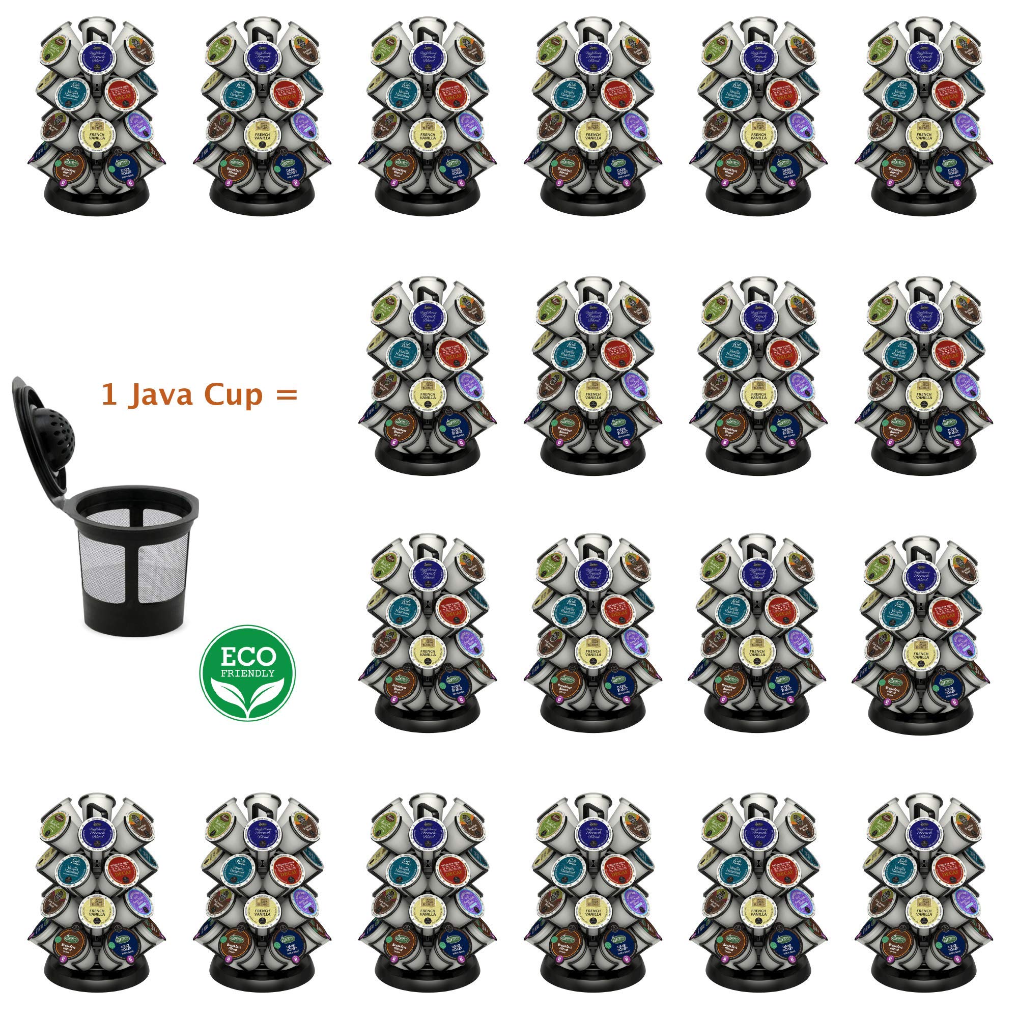 Reusable K-cup Filter for Keurig K-Select, K-Elite, K-Classic, K-Latte, K-Compact, B40, B41, B45, B50, B55, B60, B65, B66, B70, B71, B75, B76, B77, B79-4 Pack by Brewslang