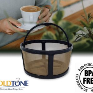 GOLDTONE Reusable Coffee Filter fits KEURIG Essentials and K-Duo Coffee Makers and Brewers w/Scoop