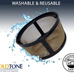 GOLDTONE Reusable Coffee Filter fits KEURIG Essentials and K-Duo Coffee Makers and Brewers w/Scoop