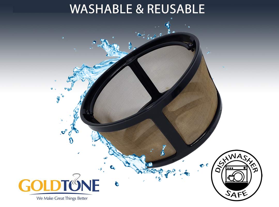 GOLDTONE Reusable Coffee Filter fits KEURIG Essentials and K-Duo Coffee Makers and Brewers w/Scoop