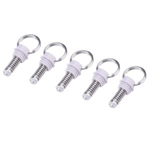 Fdit 5Pcs Lock Keg Pressure Relief Vae, Stainless Steel Carbonation Keg Lid Pressure Release Vae