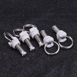 Fdit 5Pcs Lock Keg Pressure Relief Vae, Stainless Steel Carbonation Keg Lid Pressure Release Vae