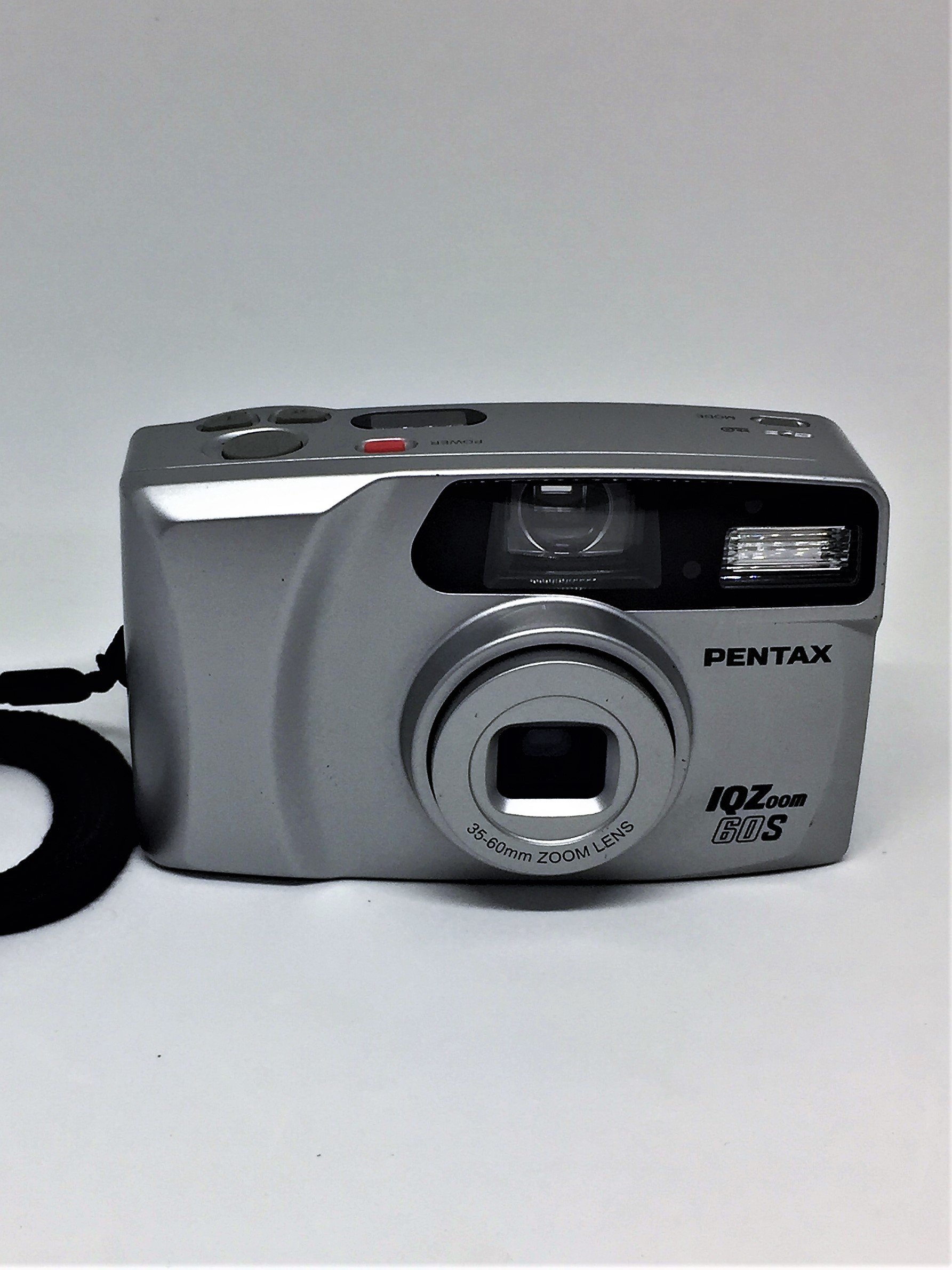 Ashani Optical Company Pentax IQZoom 60S 35mm Film Camera w/35-60mm Zoom Lens (Silver Color Version)