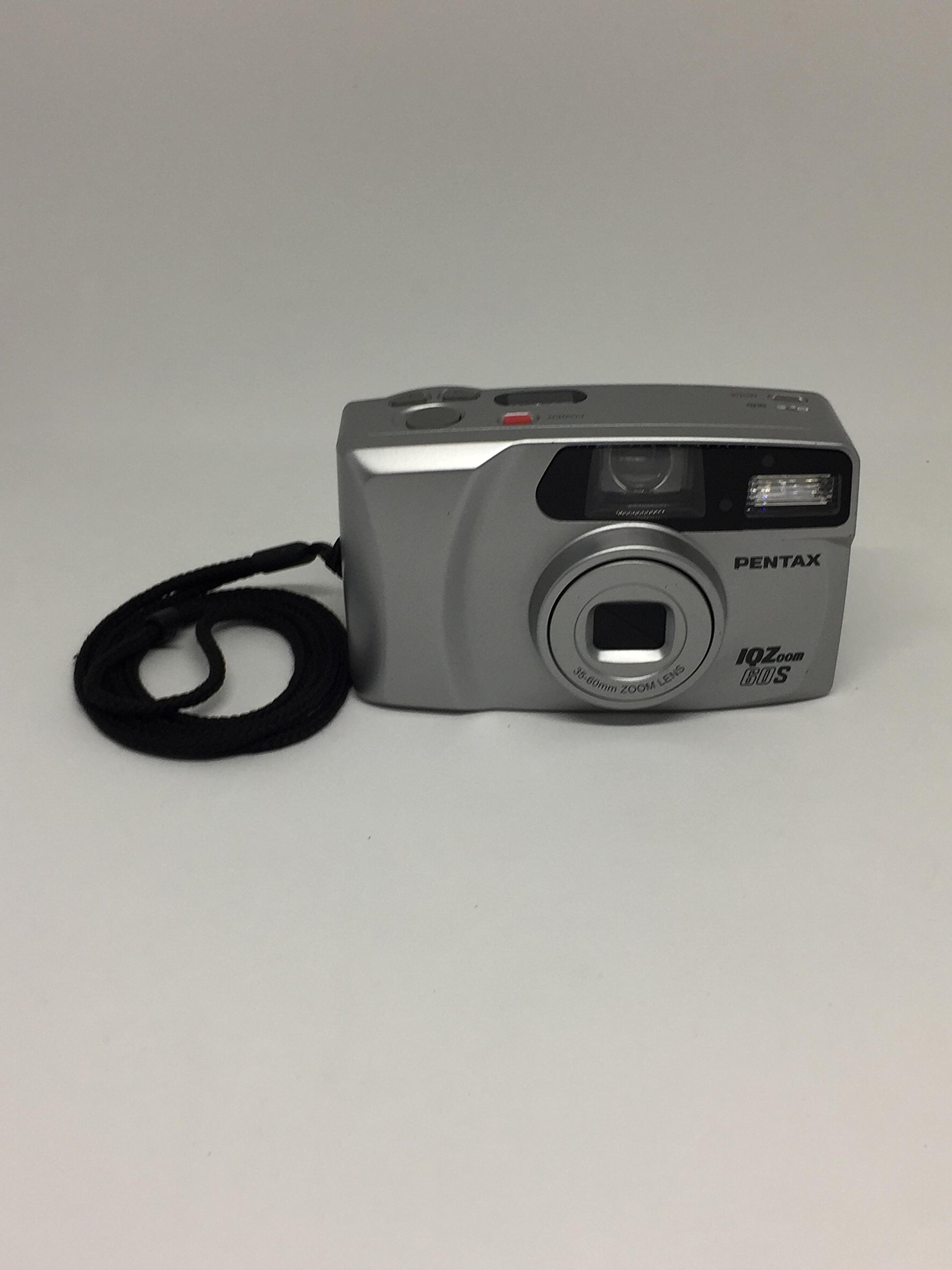 Ashani Optical Company Pentax IQZoom 60S 35mm Film Camera w/35-60mm Zoom Lens (Silver Color Version)