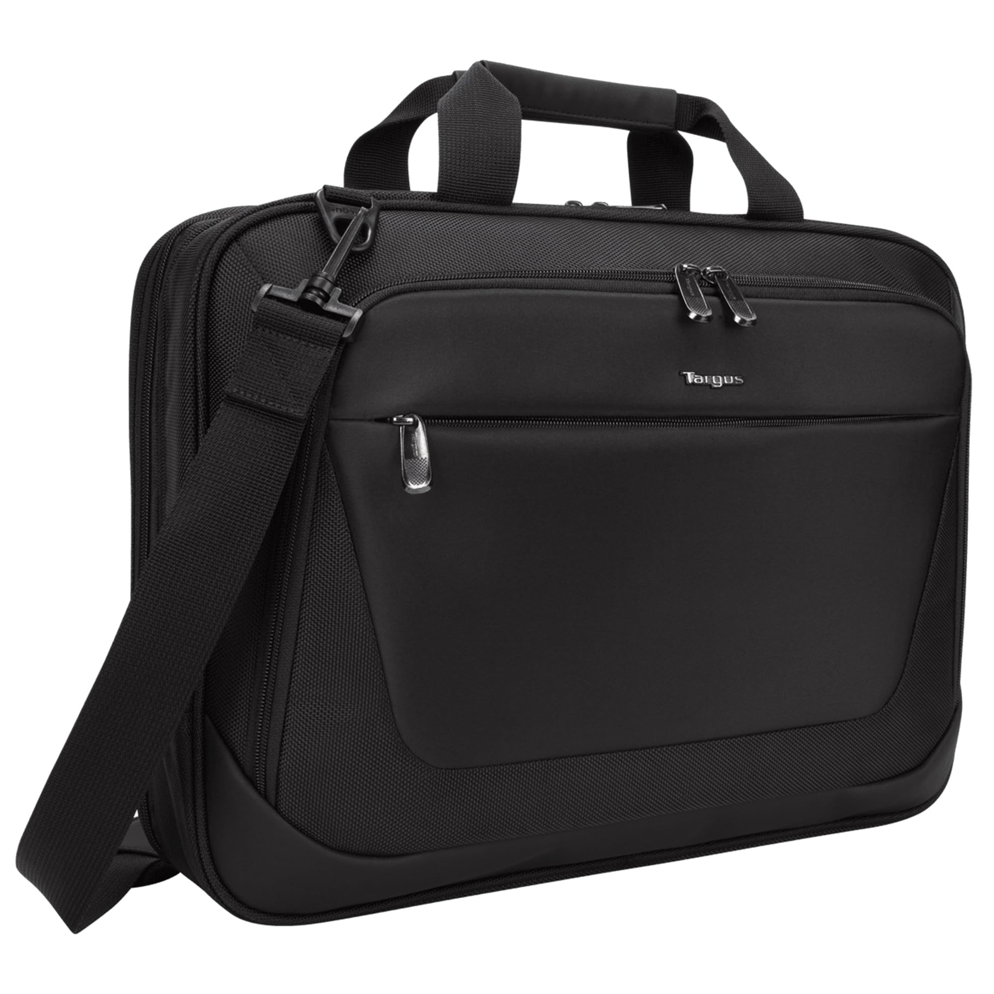 Targus CityLite Laptop Briefcase Shoulder Messenger Bag for 15.6-Inch Laptop, Black (TBT053US)