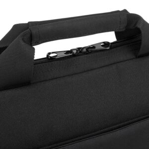 Lenovo Laptop Shoulder Bag T215 15.6 inch - Black- Slip Laptop Compartment - Front Zippered Pocket - Adjustable Strap