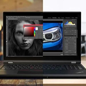 Lenovo ThinkPad P15 Gen 1 - High-End Workstation Laptop: Intel 10th Gen i7-10850H Octa-Core, 64GB RAM, 1TB NVMe SSD, 15.6" FHD IPS HDR Display, Quadro RTX 4000, Win 10 Pro, Black