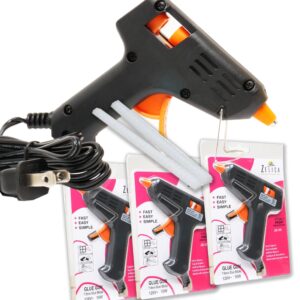 hot melt mini glue gun (4 pack) for arts & crafts, (including 2 glue sicks each) schools & repairs, small glue gun for kids art diy projects