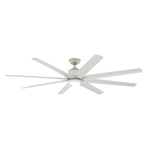 Home Decorators Collection Kensgrove 72 in. LED Indoor/Outdoor Brushed Nickel Ceiling Fan