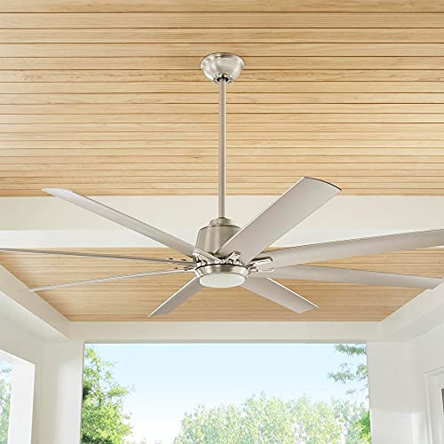 Home Decorators Collection Kensgrove 72 in. LED Indoor/Outdoor Brushed Nickel Ceiling Fan