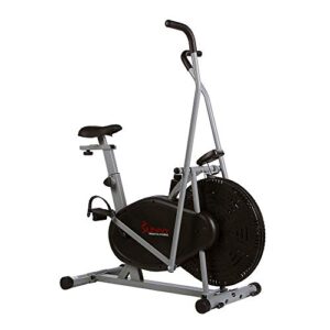 Sunny Health & Fitness Air Resistance Hybrid Fan Bike - SF-B2618, Gray