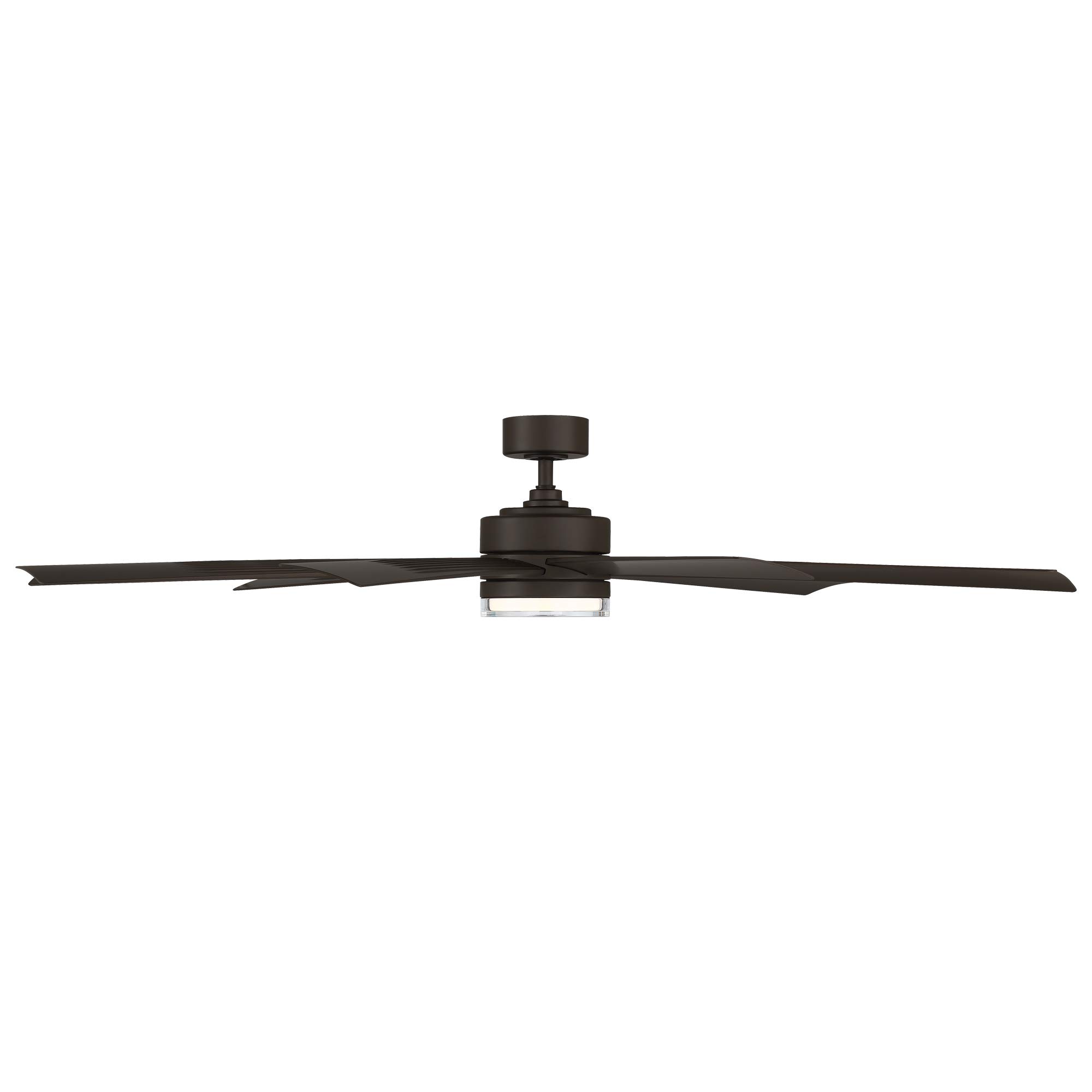 Wynd XL Smart Indoor and Outdoor 9-Blade Ceiling Fan 72in Bronze with 3000K LED Light Kit and Remote Control works with Alexa, Google Assistant, Samsung Things, and iOS or Android App