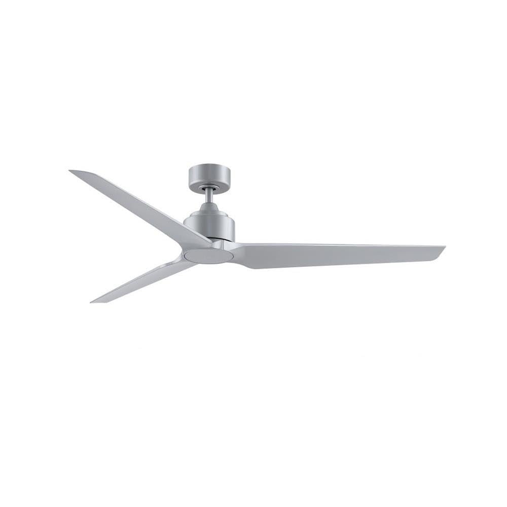 TriAire Custom - 3 Blade Ceiling Fan-15.92 Inches Tall and 64 Inches Wide-Silver Finish-Silver Blade Color