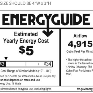 MINKA-AIRE F543L-DK Swept 56 Inch Ceiling Fan with Integrated 20W LED Dimmable Light in Distressed Koa Finish