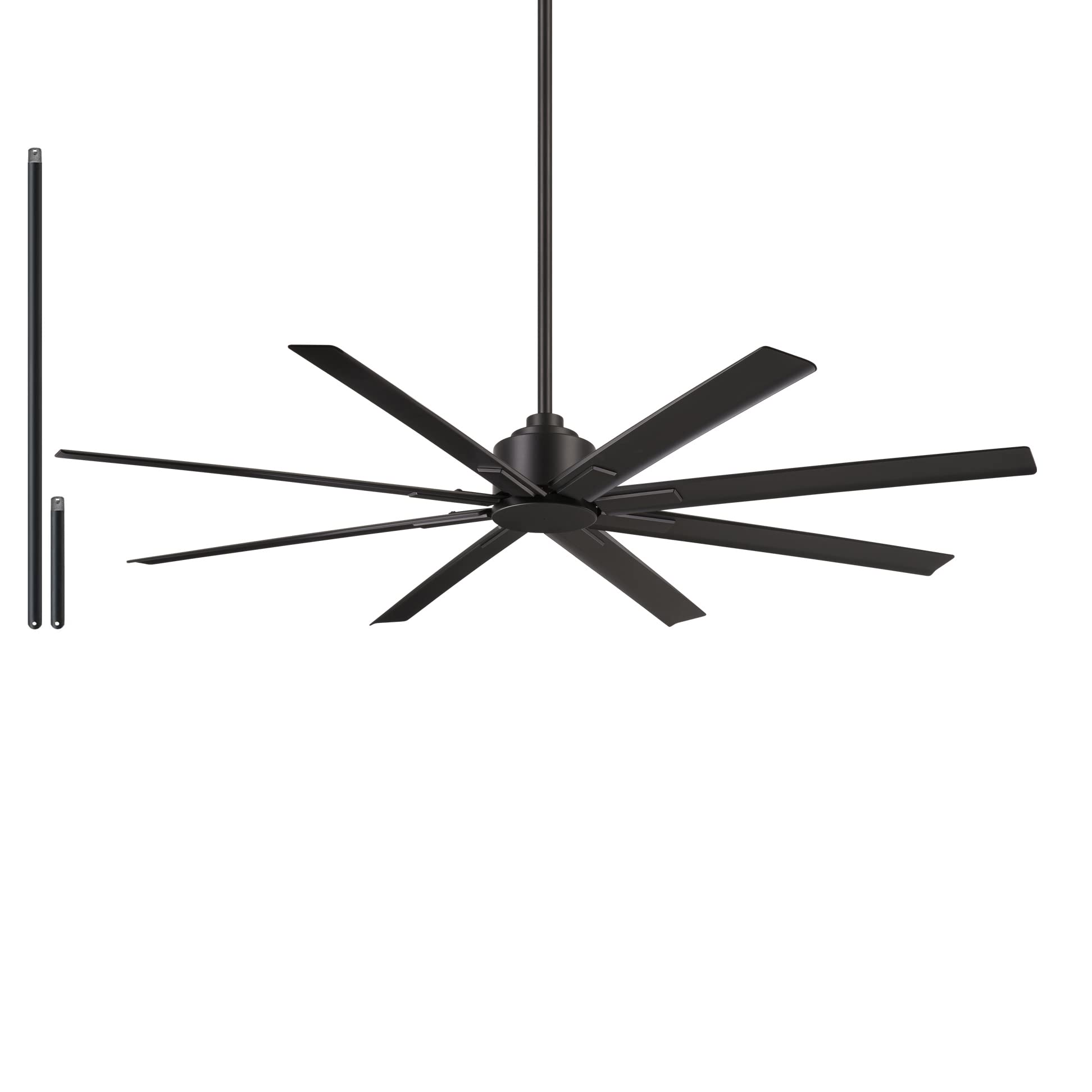 MINKA-AIRE F896-65-CL, Xtreme H2O 65" Ceiling Fan in Coal Finish with Remote and Additional 24" Downrod………