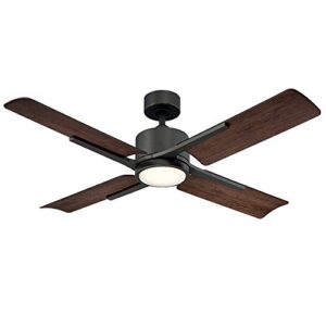 modern forms fr-w1806-56l-ob/dw cervantes 56" four blade indoor/outdoor smart fan with 6-speed dc motor and led light in oil rubbed bronze works with nest, ecobee, google home and ios/android app,