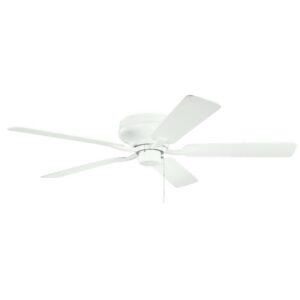 Kichler 330021MWH Basics Pro Legacy Patio 52'' Ceiling Fan, Matte White