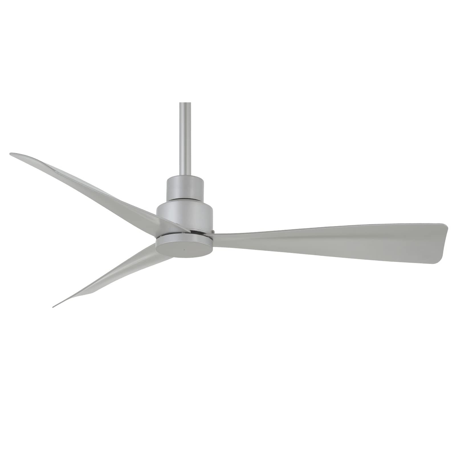 MINKA-AIRE F786-SL Simple 44 Inch Outdoor 3 Blade Ceiling Fan with DC Motor in Silver Finish