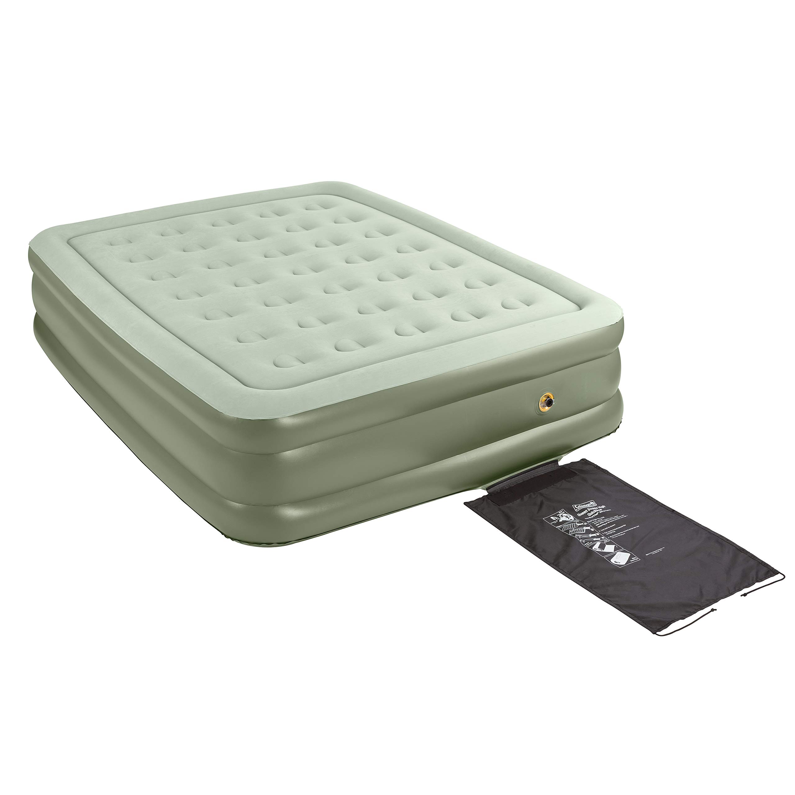 Coleman Air Mattress | Double-High SupportRest Air Bed for Indoor or Outdoor Use , Green