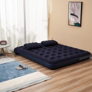 DIMAR GARDEN Queen Size Camping Air Mattress Inflatable Bed with Pillow,Include Pump