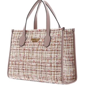 GUESS Silvana 2 Compartment Tote Ash Rose One Size