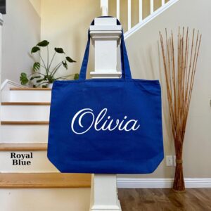 Bachelorette Tote Bag, Custom Tote Bag, Personalized Tote Bags, Customized Name Tote, Childrens Name Bag, Bridesmaid Totes, Christmas Gift