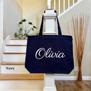 Bachelorette Tote Bag, Custom Tote Bag, Personalized Tote Bags, Customized Name Tote, Childrens Name Bag, Bridesmaid Totes, Christmas Gift