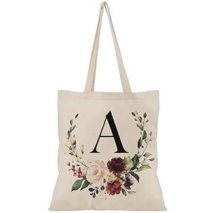 Zexpa Apparel Customized Bridesmaid Tote Bag For Personalized Bachelorette Hen Night Initial A