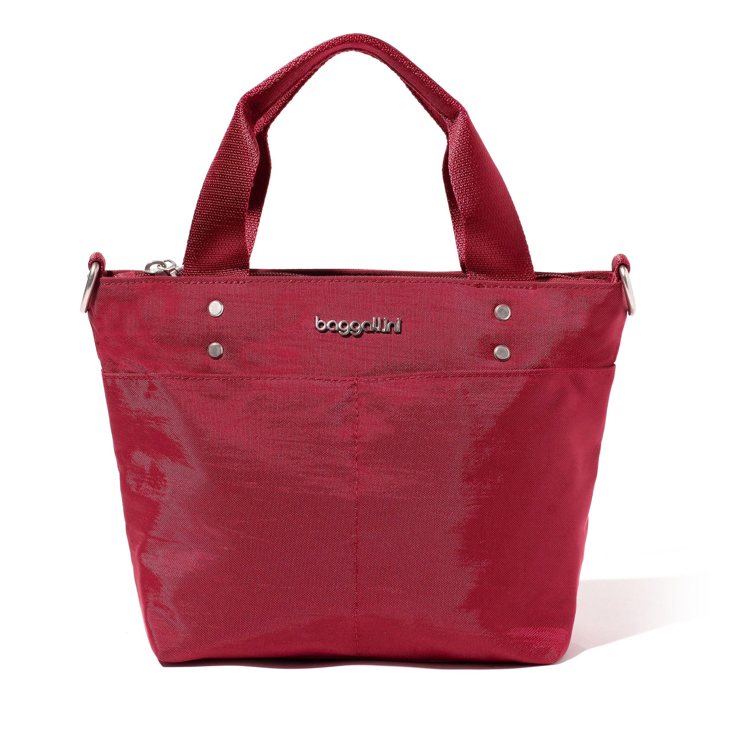 Baggallini Women's Mini Carryall Tote, Ruby Red