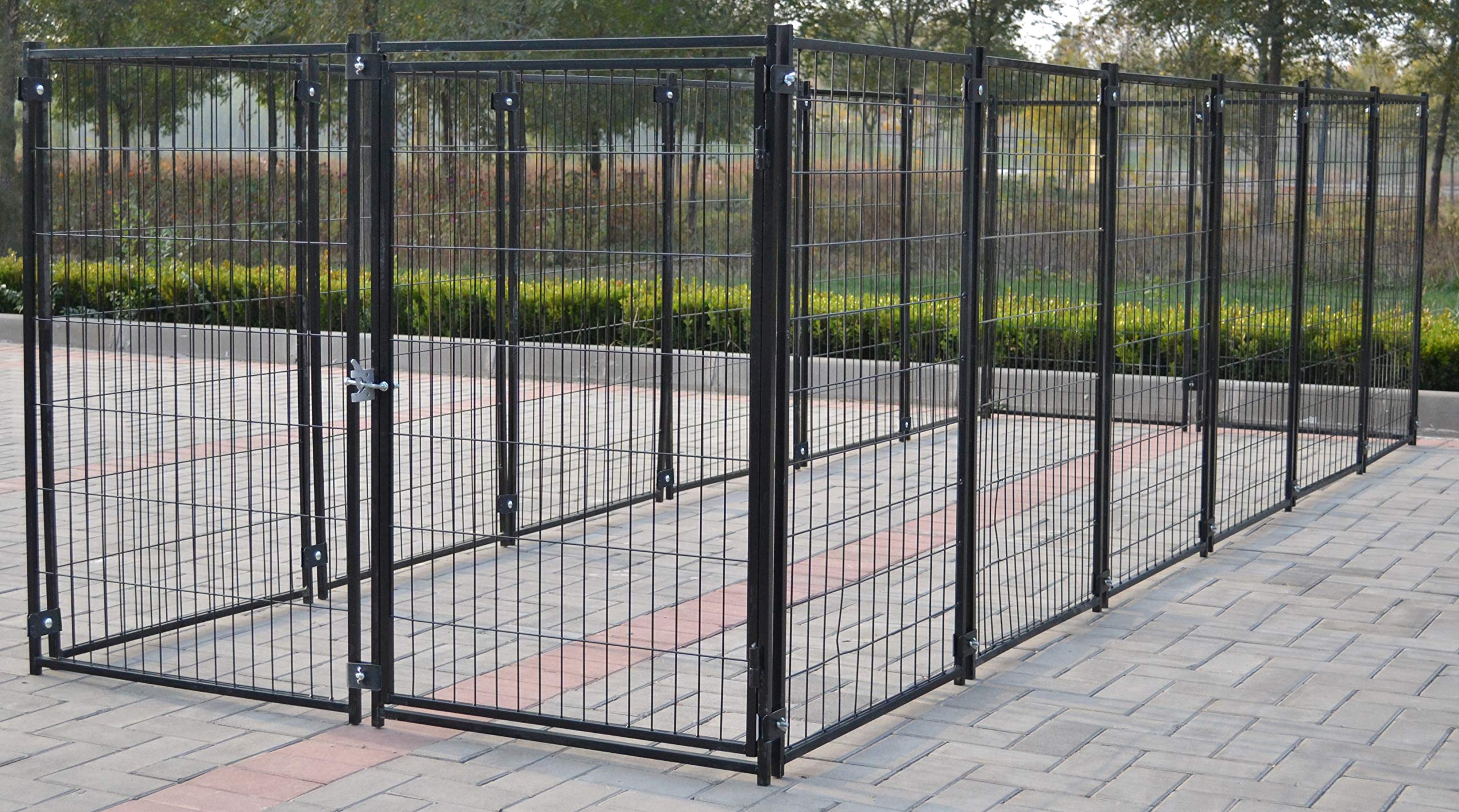 Omitree 9 x 9 x 3.93 ft Modular Dog Exercise Fence Barrier Pet Cat Run New Pen