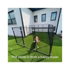 Omitree 9 x 9 x 3.93 ft Modular Dog Exercise Fence Barrier Pet Cat Run New Pen