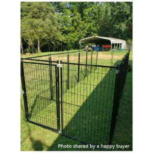 Omitree 9 x 9 x 3.93 ft Modular Dog Exercise Fence Barrier Pet Cat Run New Pen