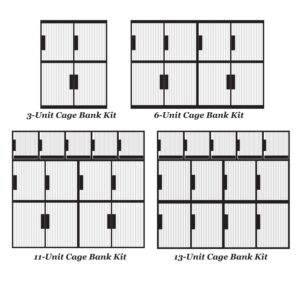 ProSelect Small Modular Kennel Cage, Graphite