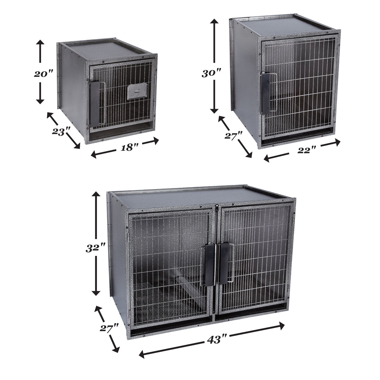 ProSelect Small Modular Kennel Cage, Graphite